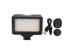 Linterna LED impermeable para cámara subacuática, linterna de buceo para vídeo y fotografía.