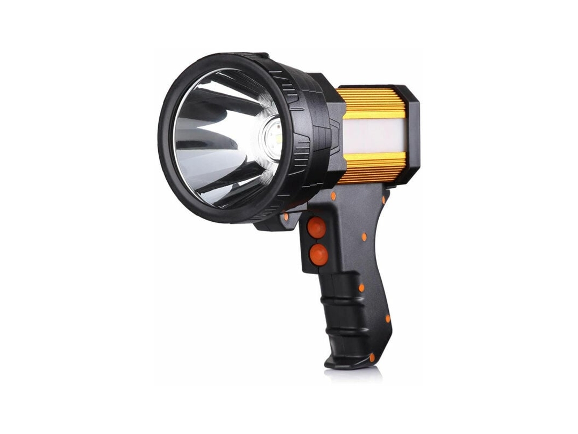 Linterna LED USB recargable, súper brillante, para camping y emergencias