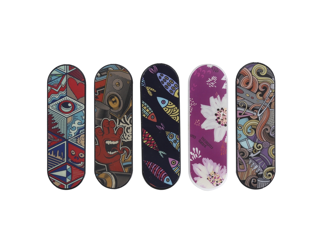 Suporte De Silicone Para Celular Momo Stick Com 5 Peças, Ajustável, Reutilizável, Universal Para Android/ios