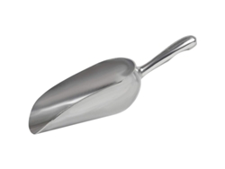 2026da-cuchara De Aluminio Fundido Para Uso Múltiple Con Mango Acanalado Y Fondo Redondo