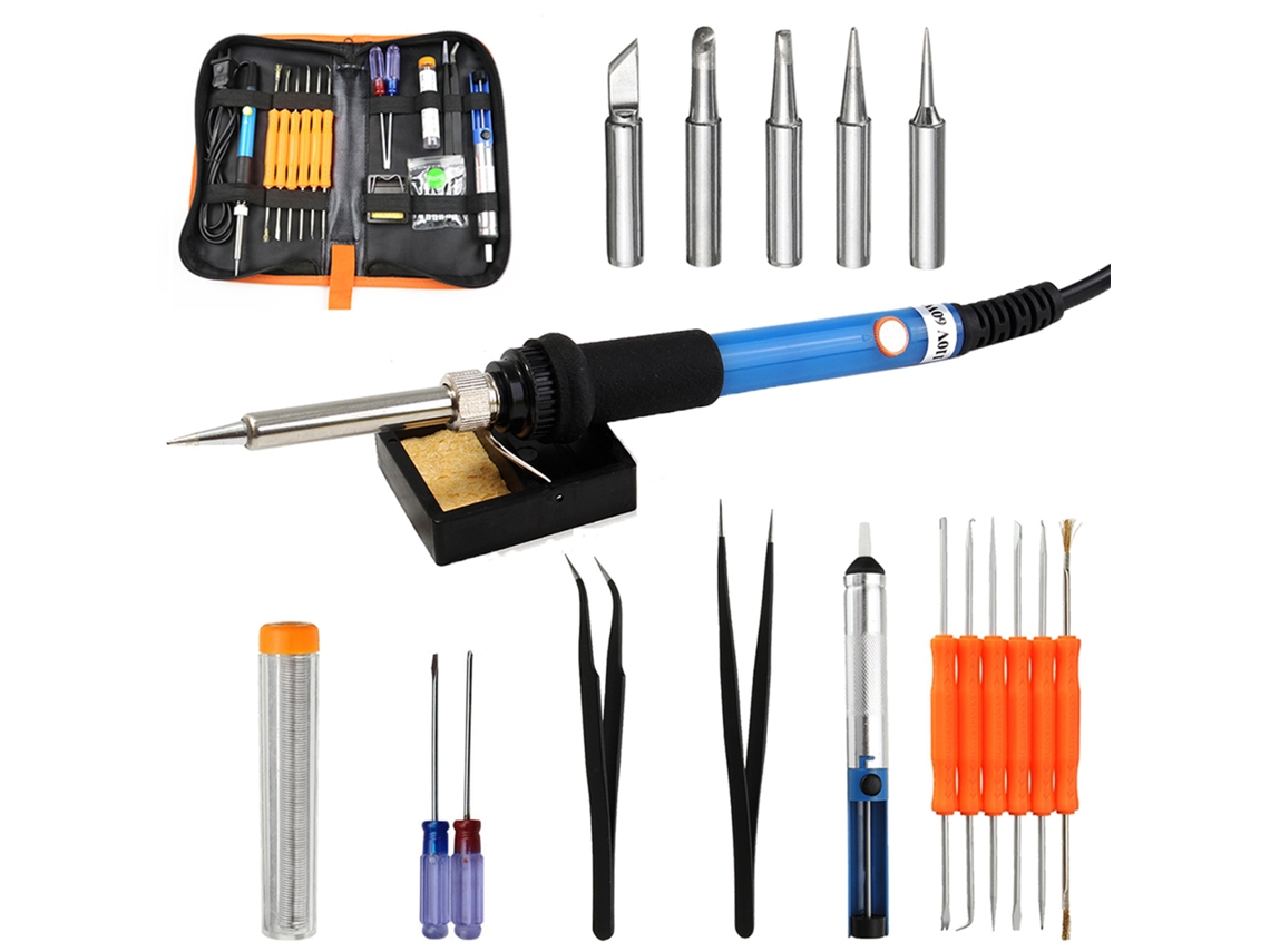 Kit De Soldadura Eléctrica Con Temperatura Ajustable De 200 A 450 °c. Herramientas De Soldadura Portátiles.