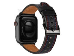 Correa de repuesto de cuero genuino para reloj inteligente compatible con Apple Watch Series 10 (42 mm), 9, 8, 7 (41 mm) y 6, 5 y 4 SE. Ly Ebike (2022)