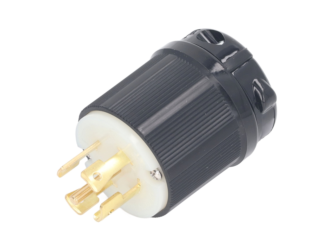 Adaptador universal de bloqueo giratorio L21-30p para generador, 4 pines, 5 núcleos, 30 A, 120/208 V, para equipos