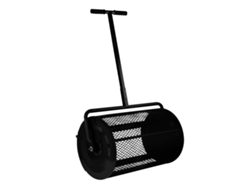 Esparcidor de césped Monstershop de 80 l con mango extensible, color negro