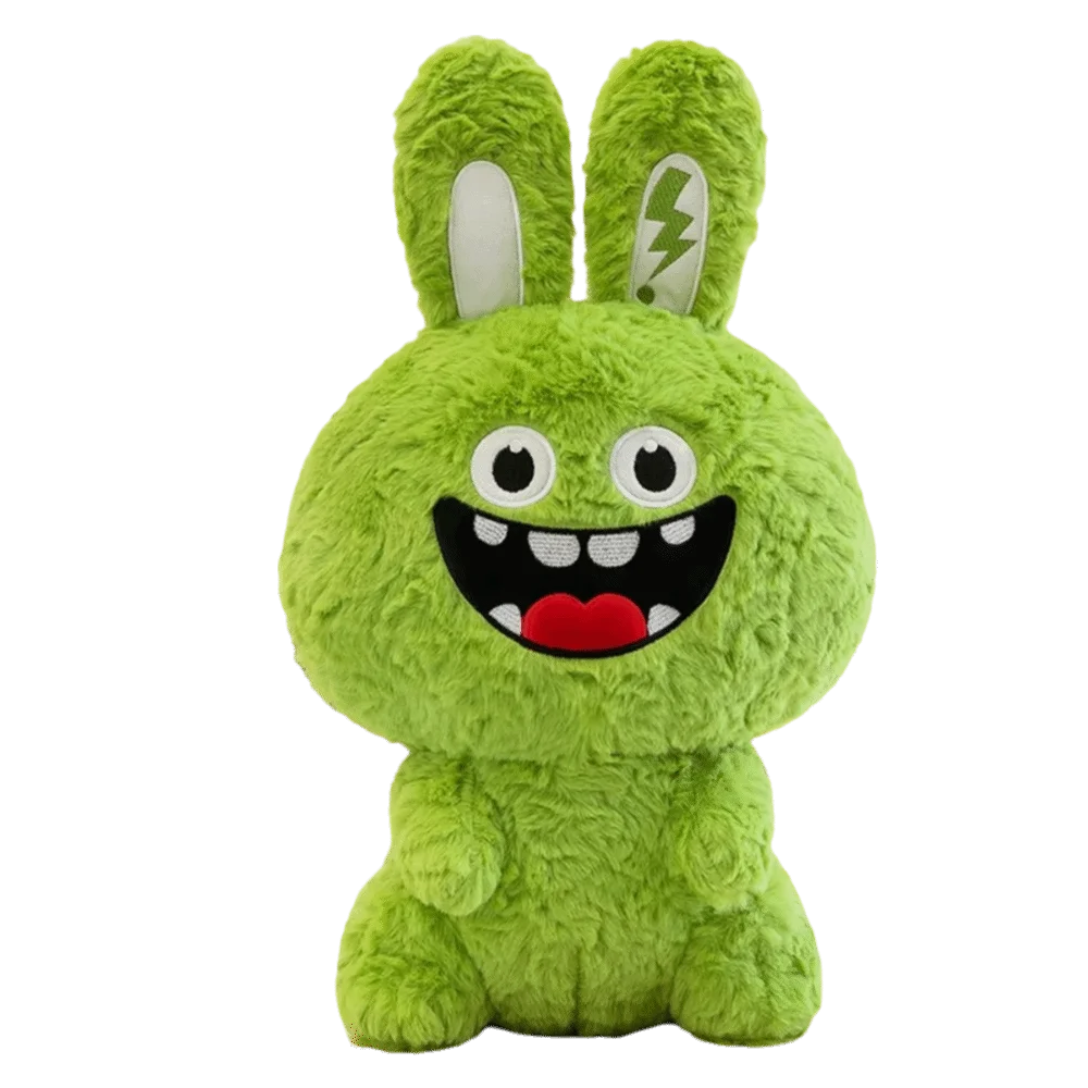 (verde - 40 Cm) Lindo Peluche De Conejo, Suave Y Con Un Diseño Adorable.