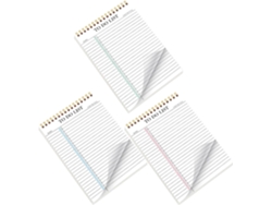 Juego De 3 Cuadernos Para Agenda Diaria, Agenda Semanal Y Lista De Tareas.