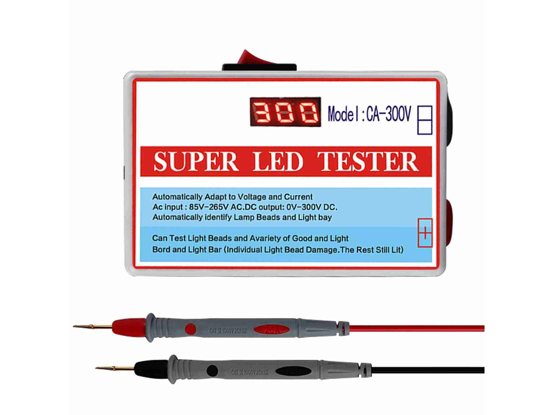 Probador Portátil De Led Ca-300v Para Tiras, Perlas, Paneles De Tv Digital Y Protecciones De Seguridad.