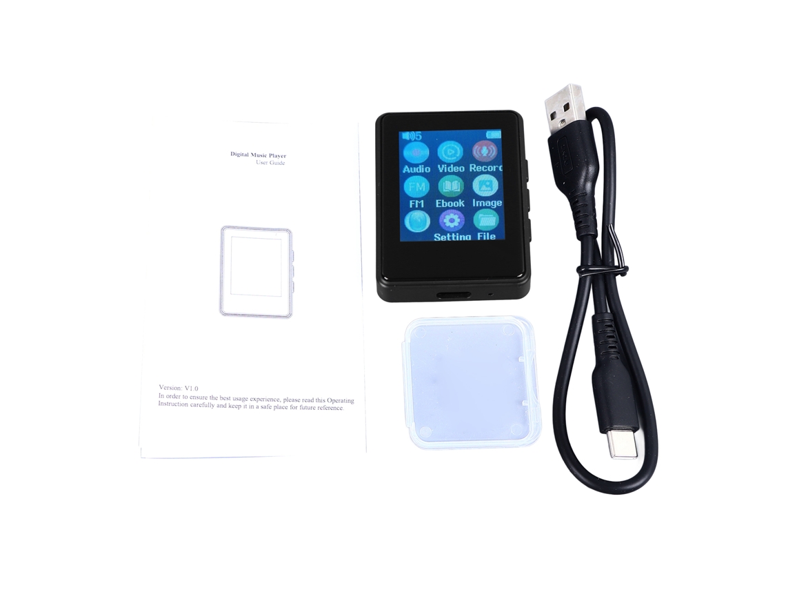 Reproductor De Música Mp3 Con Pantalla Táctil, Bluetooth, 32 Gb, Batería De 210 Mah, Portátil Para Estudiantes, Vídeo Y Música.