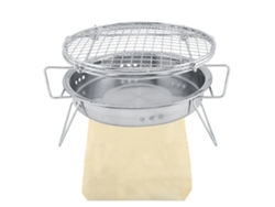 Mini Parrilla Plegable Portátil De Acero Inoxidable Para Acampar Al Aire Libre.