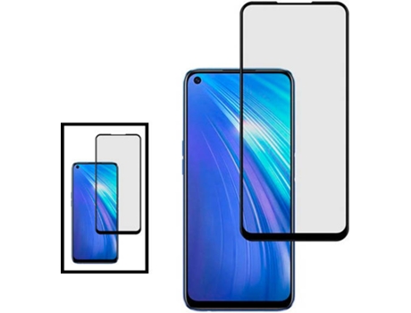 Kit 2x Protector de Pantalla Cristal Templado Realme 7 5G PHONECARE Full Cover
