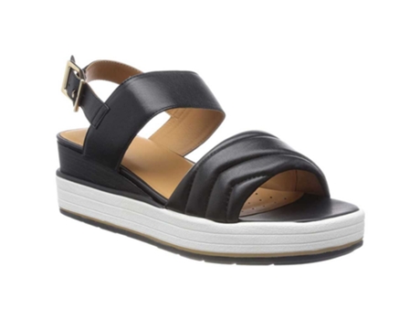Sandalias Rosita Negro EU 39 Mujer GEOX