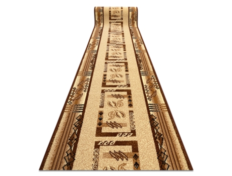 Alfombra de Pasillo DYWANY LUSZCZOW Bcf Jás (120 x 1050 cm - Polipropileno - Beige)
