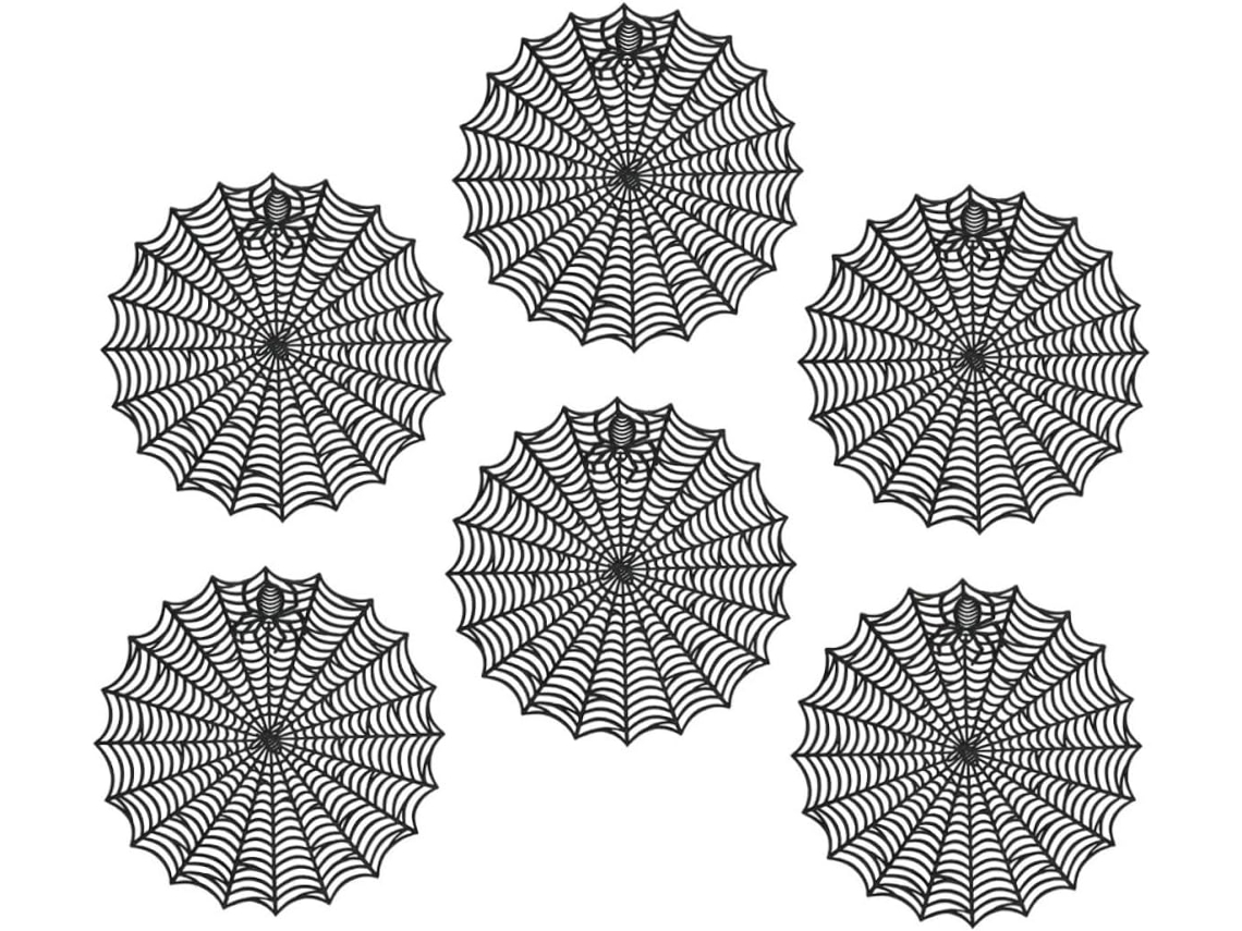 Juego De 6 Con Manteles Individuales Decorativos