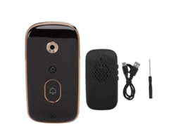 Timbre De Puerta Con Cámara Wifi Inteligente, Llamada Bidireccional, Detección De Movimiento Infrarrojo Y Visión Nocturna Para Seguridad Hogar