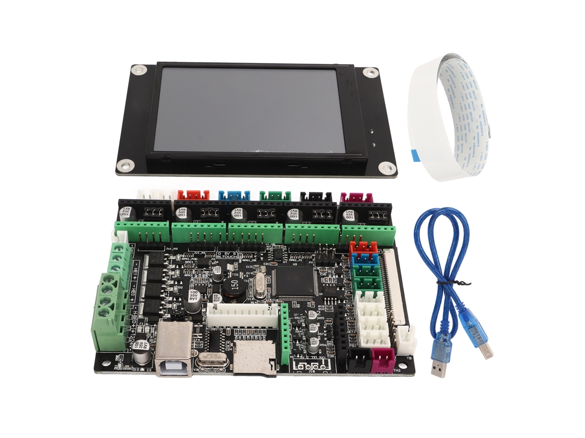 Placa De Controle Para Impressora 3d Mini Portátil Com Tela Touch Tft De 3.5 Polegadas Kit De Peças