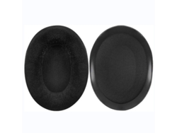Compatible con almohadillas HyperX Kingston Cloud Silver II, tela de terciopelo negro, unidad Chennnls