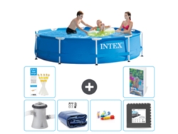 Intex Piscina Com Estrutura Redonda - 305x76 Cm - 7-peças S177