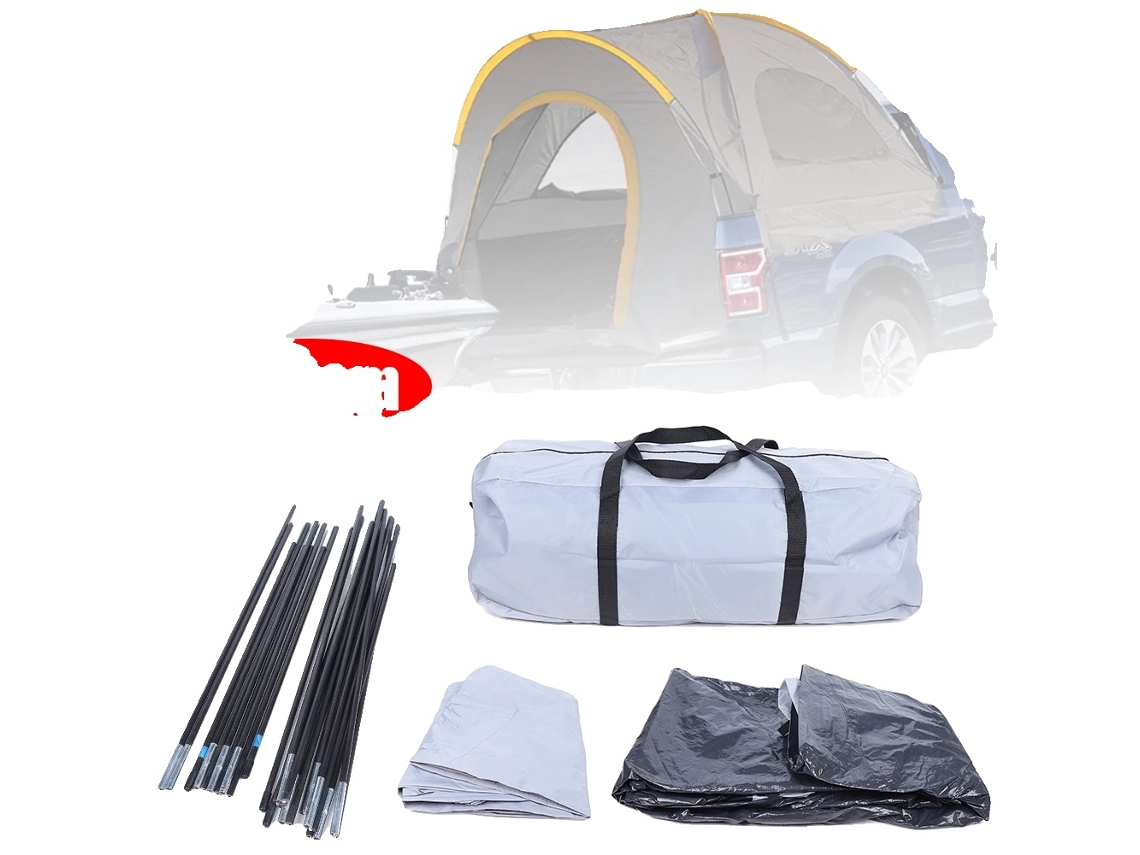 Tienda de campaña para camión, impermeable, diseño espacioso, color gris OEM