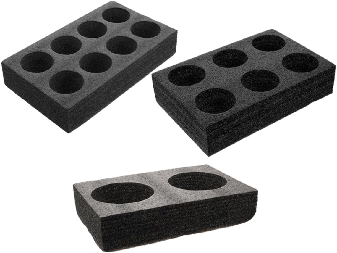 Juego De 3 Bandejas Portátiles Para Vasos De Bebidas Frías Y Café Para Llevar.