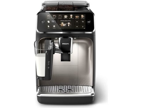PHILIPS Cafetera Espresso Totalmente Automática 12 Deliciosos Tipos de Café Preparado con Granos Frescos Pantalla Tft Ep5447/90