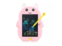 Tablero de dibujo LCD ABS para niños, ideal para garabatear, pintar y escribir a mano. (Conejo)