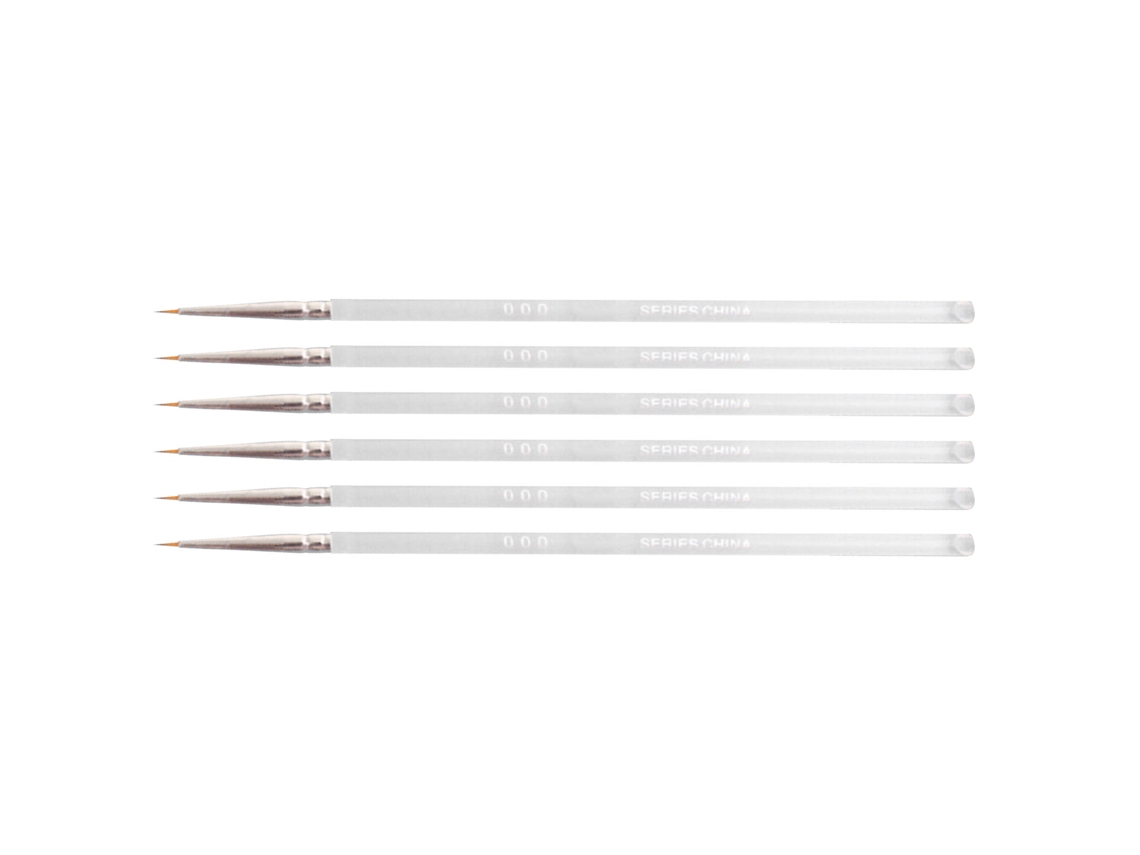 Pinceles De Nailon Suave Para Pintura Detallada Con Cuerpo Acrílico Para Acuarela Y Arte.