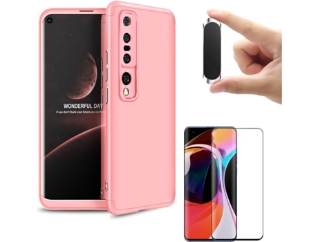 Carcasa, Protector y Soporte Xiaomi Mi 10 Slim armor 360º Rosa