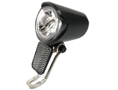 Luz LED para faro de bicicleta eléctrica, adecuada para 6V/12V/24V/36V/48V/60V, con enchufe común/de prueba (negro) OEMG