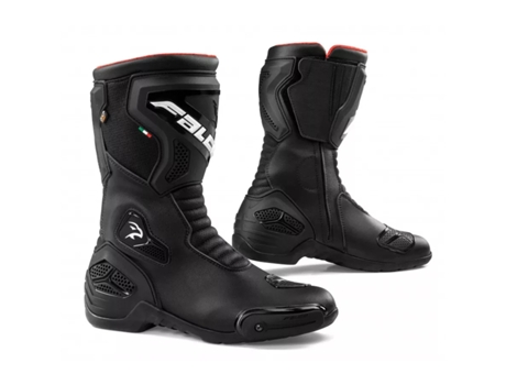 Botas para Moto de piste FALCO (Hombre - Negro - 43)