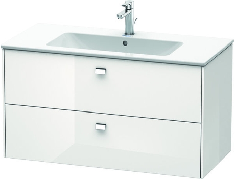 Mueble bajo encimera DURAVIT Brioso 102,0 x 47,9 cm con 2 cajones incl. hueco para sifón y delantal para lavabo ME by Starck 233610