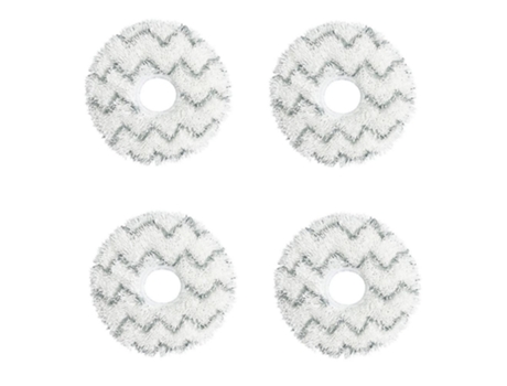4pcs pano de esfregão com padrão de onda para ecovacs deebot x1 omni turbo robot