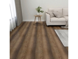 Lamas Para Suelo Autoadhesivas 55 Uds Pvc Marrón 5,11 M²