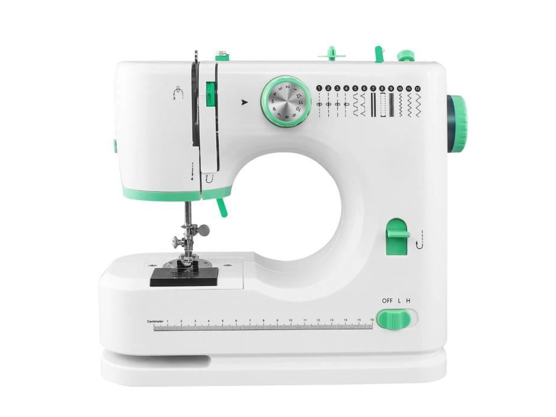 Máquina de Coser Electrónica 12 Puntos Ajustables Multifuncional y Portátil XINXU