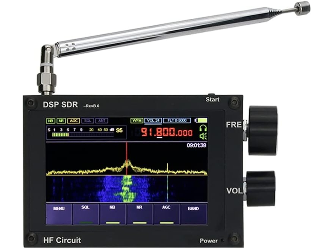 Nuevo Receptor Sdr De Malaquita Más Grueso De 3,5 Pulgadas, 50 Khz Y 2 Ghz.