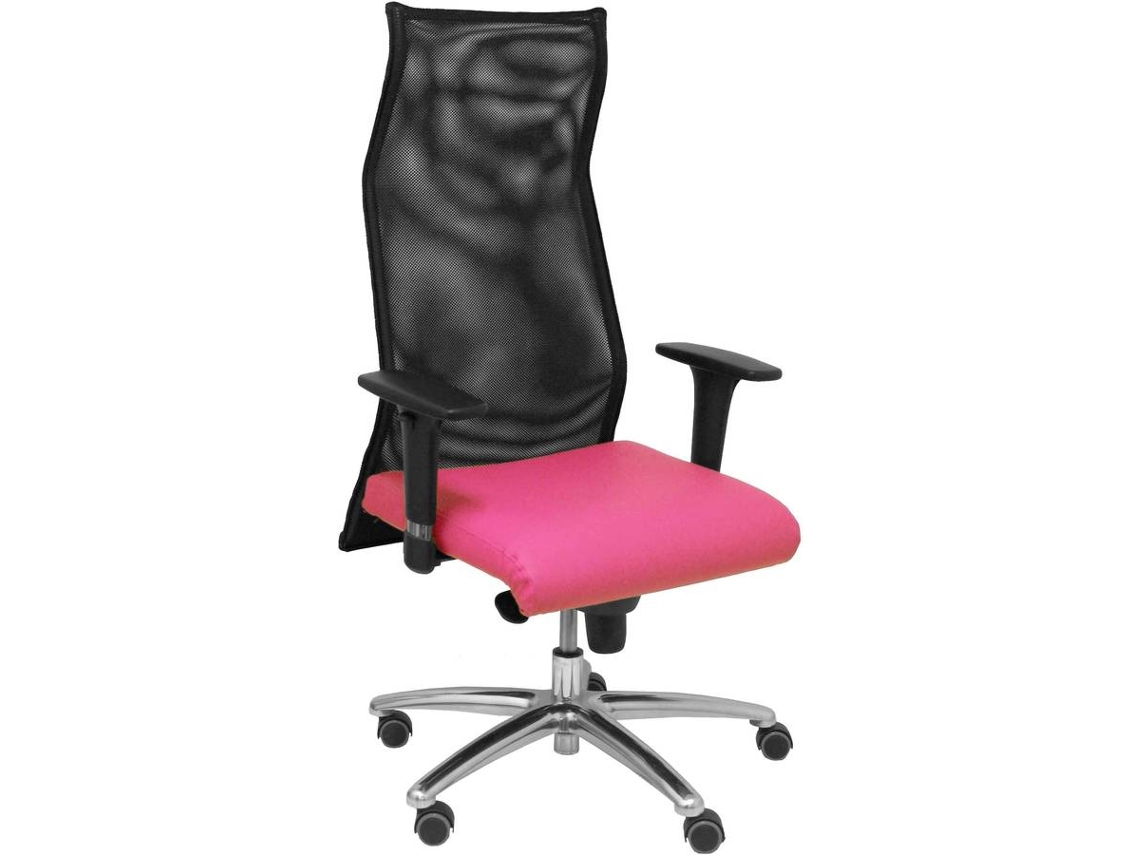 Silla Ejecutiva PYC Sahuco  Rosa (Brazos Ajustables - Malla)