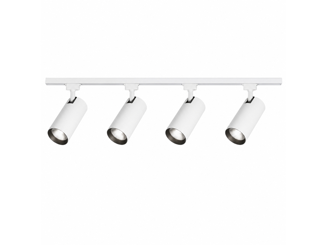Foco De Carril Led Pibaogu Asled-447 20 W (blanco, Blanco Cálido)