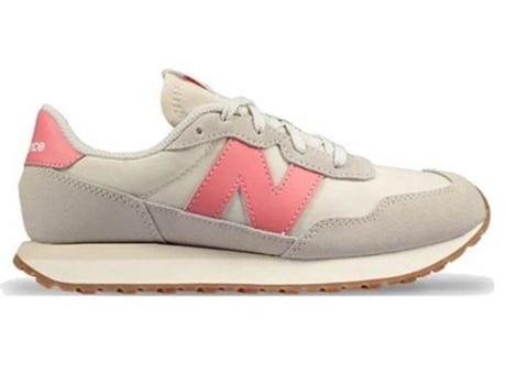 Zapatillas Deportivas NEW BALANCE 237 Para Niños ( Beige - Material Sintético -39)
