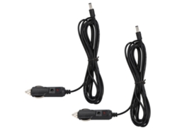 2 Cables Universales Para Encendedor De Cigarrillos Con Luz Indicadora, 3 Metros, 12v/24v