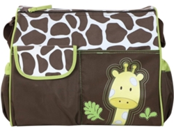 Bolsa Mamãe Mãe E Bebê Cuich Bolso Cambiador Impermeable Para Pañales De Bebé, Bolso De Hombro Con Estera De Viaje (verde Jirafa)