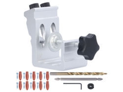 Kit de herramientas para localizar agujeros inclinados ajustables para carpintería