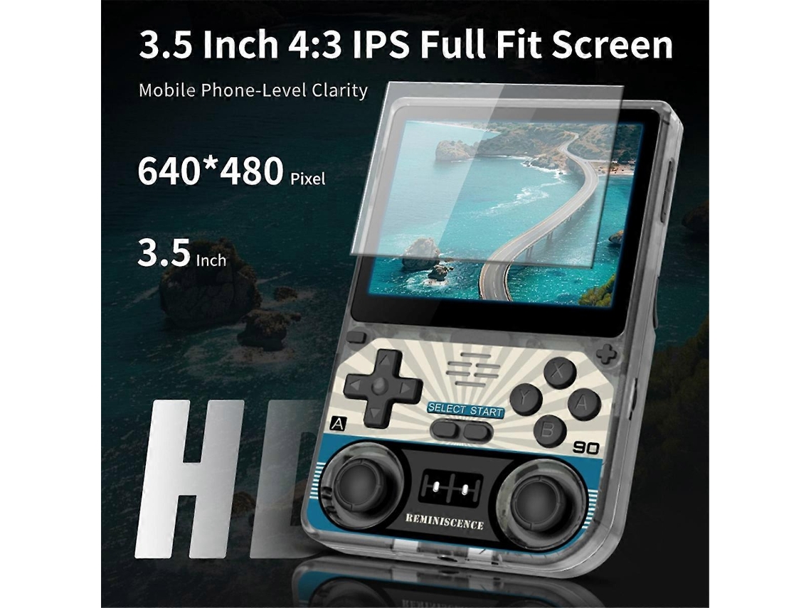Consola De Videojuegos Portátil Retro V20 De 128 Gb, Pantalla Ips Hd De 3,5 Pulgadas, A133p, Código Abierto, Linux Para Sfc S