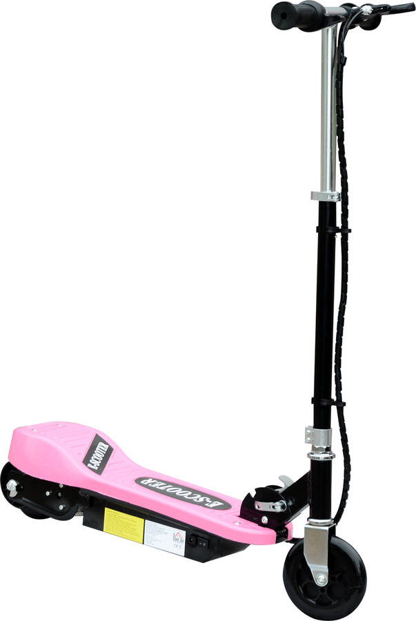 Patinete Homcom 78x37x99 cm 5000 kg rosa plegable para niños 78x37x9199 escooter 120w 78x37x99cm trotinete con 81.5x37x96cm 7