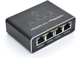 Divisor De Red Ethernet De 1 A 2, 3 O 4 Gigabit, Velocidad De Entretenimiento De 1000 Mbps, Cable Usb-c