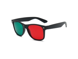 Gafas 3d Rojo-verdes, Aptas Para Películas Y Videojuegos En 3d. Siurn