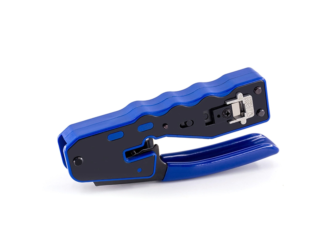 Herramienta De Crimpado Universal Para Conectores Rj 8p Cat5 Cat6, Acero Duradero.