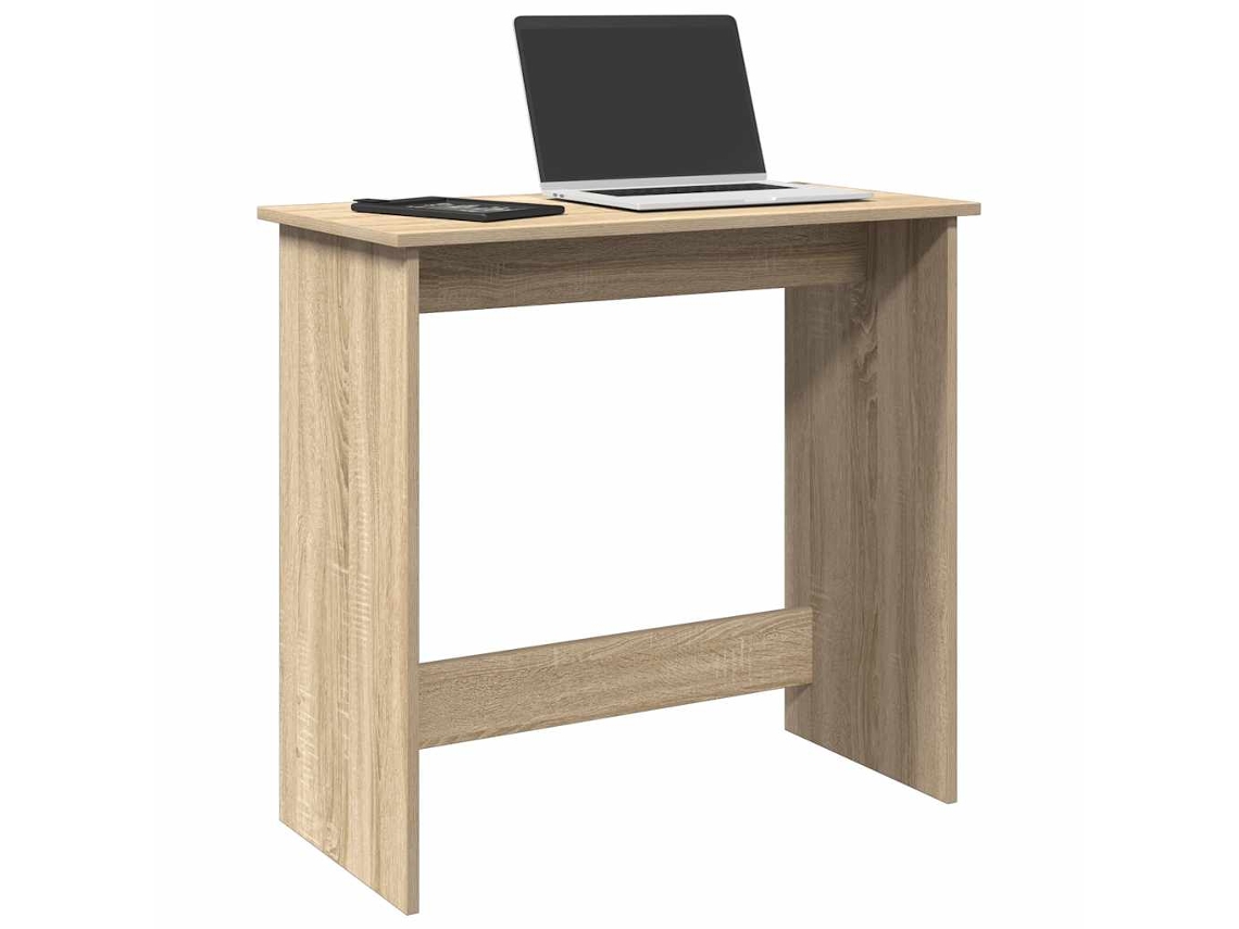 Escritorio | Mesa | Mesa de escritura 80x40x75 cm Contrachapado de roble Sonoma