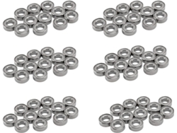 72 Piezas De Rodamientos De Acero De 3x6x2 Mm Para Accesorios De Montaje C14 C24 C34 C44 Mn D90 Mn-90 Mn99s