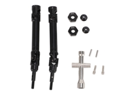Eje De Transmisión Cvd Delantero De Acero Para Coche Rc Traxxas Slash 1/10 - Piezas De Repuesto De Alta Resistencia