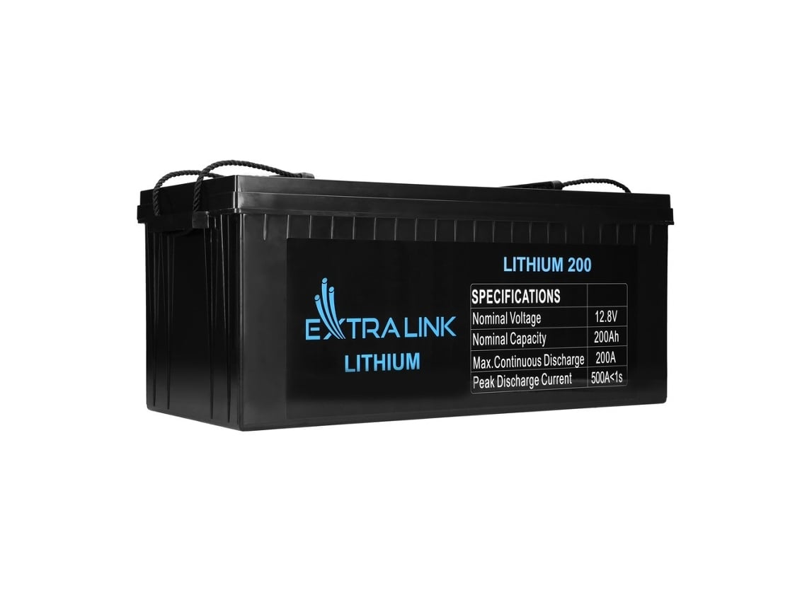 Acumulador Lifepo4 200ah 12,8v, Bms Extralink