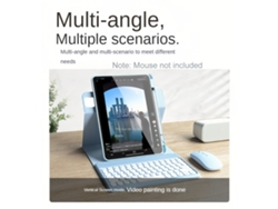 Funda De Tableta Magnética Giratoria Y Desmontable Con Teclado Y Mouse Para Ipad Air4/5 Pro 11 7ª 8ª 10ª Gen